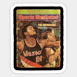 COVER SPORT - SPORT ILLUSTRATED - PORTLAND MAURICE LUCAS Sticker